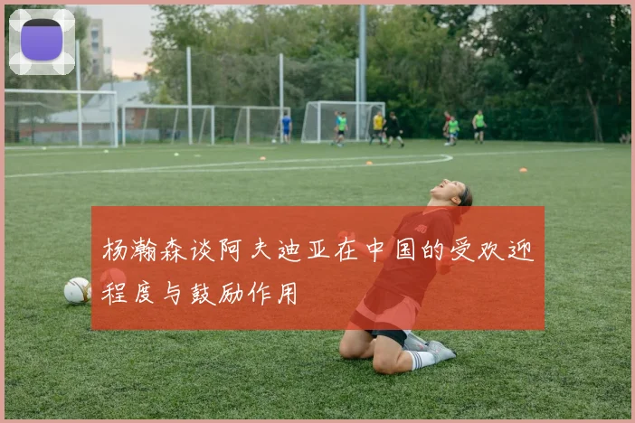 杨瀚森谈阿夫迪亚在中国的受欢迎程度与鼓励作用